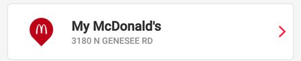 My McDonald's